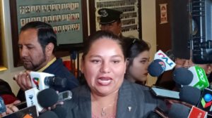 La diputada Deisy Choque discute sobre elecciones judiciales