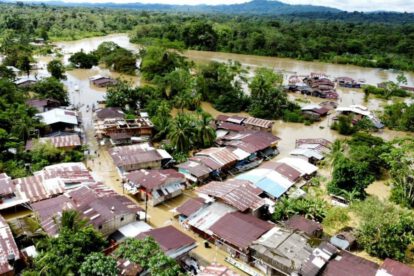 Inundaciones en Colombia afectando a más de 37.500 familias