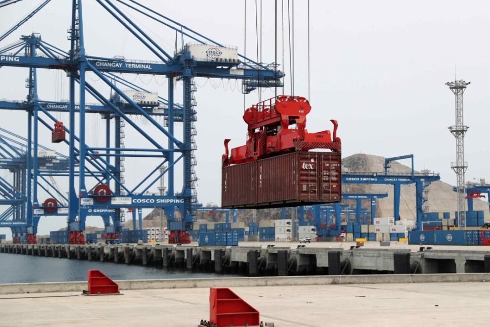 Puerto de Chancay en Lima, Perú