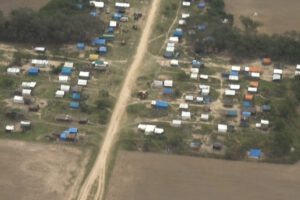 Avasallamiento Hacienda Santa Rita en Santa Cruz