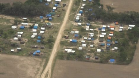 Avasallamiento Hacienda Santa Rita en Santa Cruz