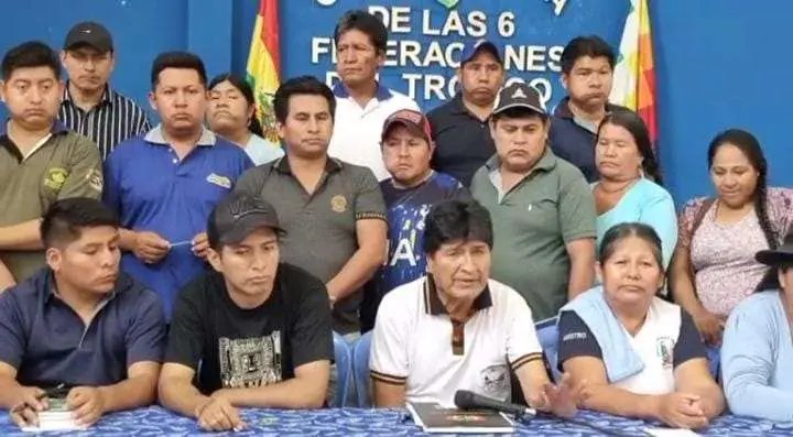 Evo Morales denuncia robo de la sigla del MAS