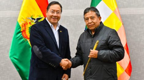 Cumbre del G20 con Luis Arce y David Choquehuanca