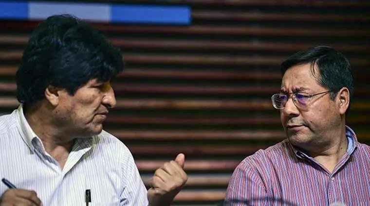 Disputas internas del MAS entre Evo Morales y Luis Arce