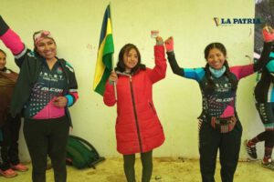 competencia ciclística en Machacamarca