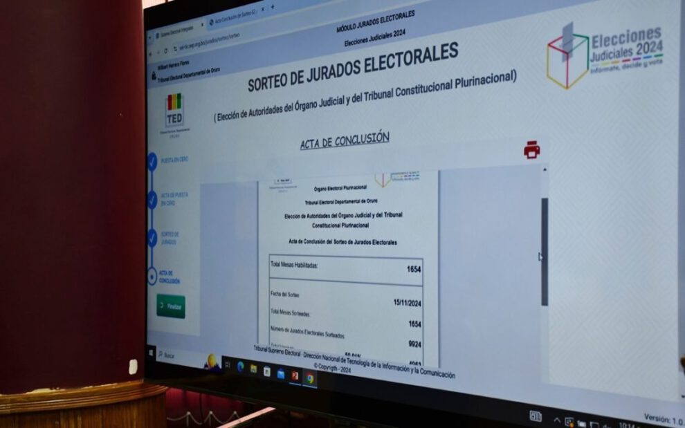 Plazo de excusas para jurados electorales