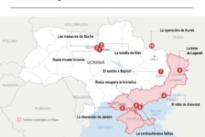 Guerra entre Ucrania y Rusia cumple mil días de hostilidades