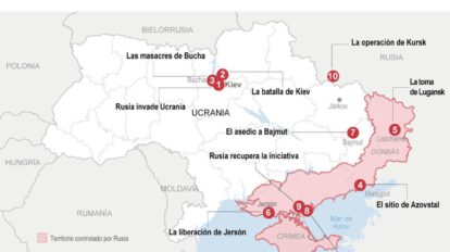 Guerra entre Ucrania y Rusia cumple mil días de hostilidades