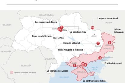 Guerra entre Ucrania y Rusia cumple mil días de hostilidades