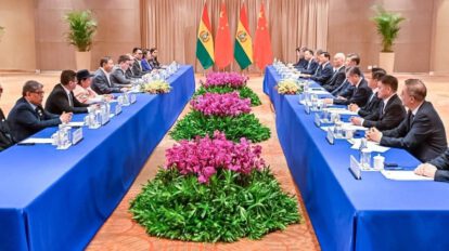 Financiamiento del litio y tren bioceánico en reunión de Bolivia y China