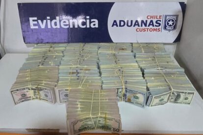 Incautación de dólares en Chile