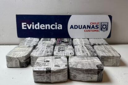 Detención de chofer con dinero en la frontera de Chile