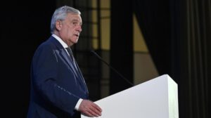 Imagen de Archivo del jefe de la diplomacia italiana, Antonio Tajani