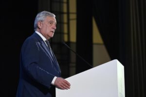 Imagen de Archivo del jefe de la diplomacia italiana, Antonio Tajani