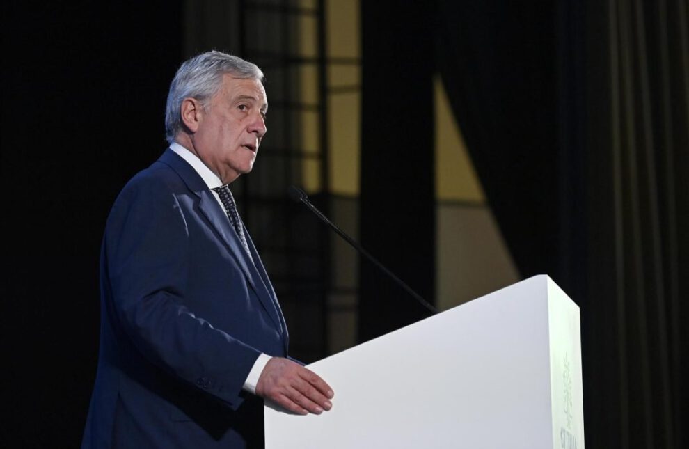 Imagen de Archivo del jefe de la diplomacia italiana, Antonio Tajani