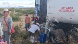 Accidente de camión cisterna en Villazón