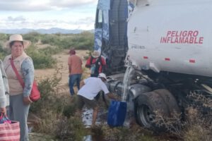 Accidente de camión cisterna en Villazón