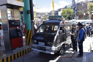 subvención de combustibles en Bolivia