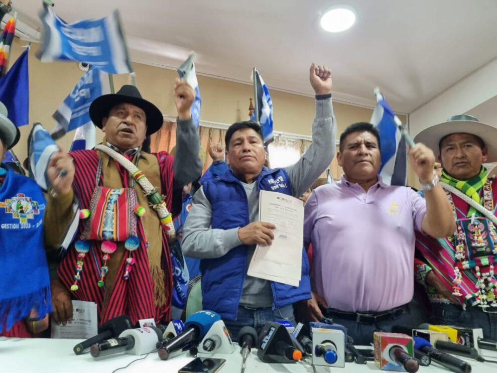 Congresos departamentales del MAS anunciados por Grover García