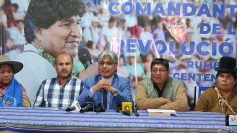 Evismo rechaza fallo del TSE