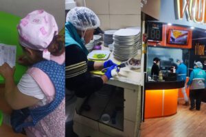Alimentos en mal estado en patios de comida de Miraflores