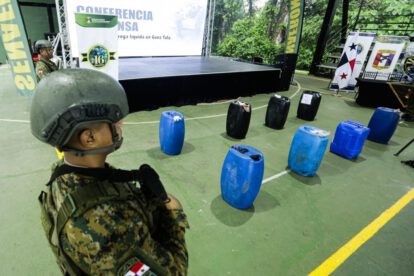 Cocaína líquida incautada en Panamá valorada en 11,7 millones de dólares