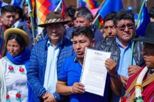 Grover García presidente del Movimiento Al Socialismo