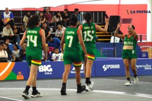Bolivia básquet 3x3 en Juegos Bolivarianos
