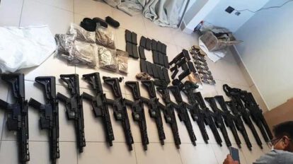 Incautación de armas en Bolivia