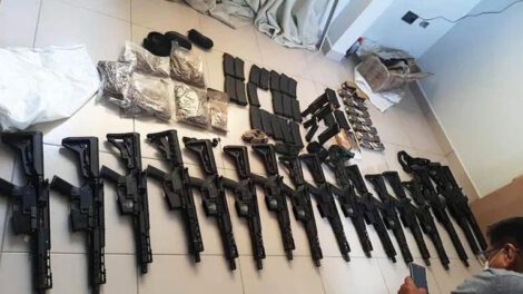 Incautación de armas en Bolivia