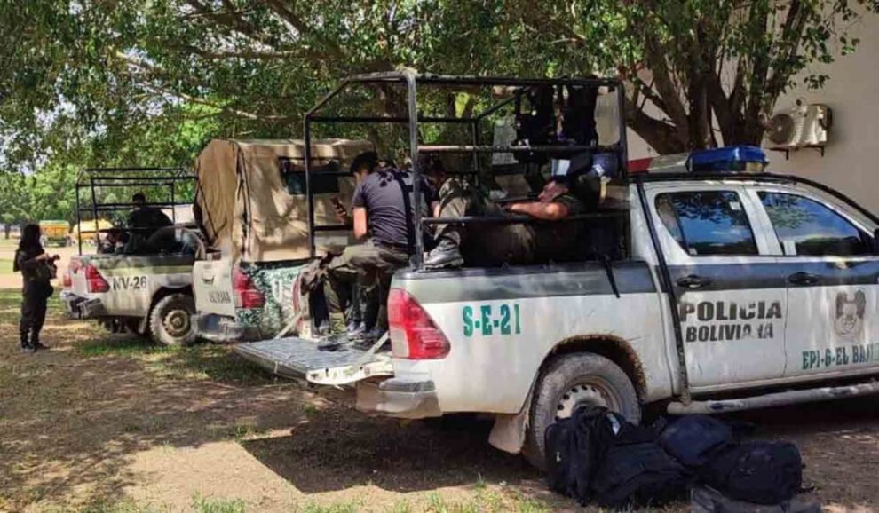 Avasalladores en Santa Rita identificados por la Policía Boliviana