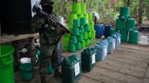 Megalaboratorio de cocaína desmantelado en Guarayos