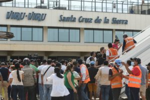 Incidente avión TAB en el Aeropuerto Viru Viru