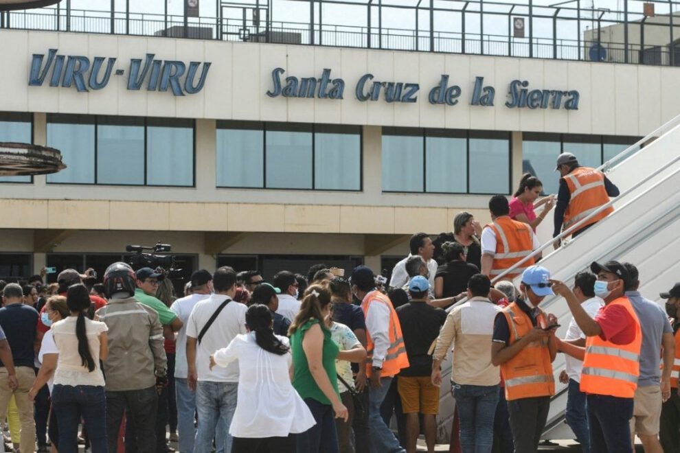 Incidente avión TAB en el Aeropuerto Viru Viru
