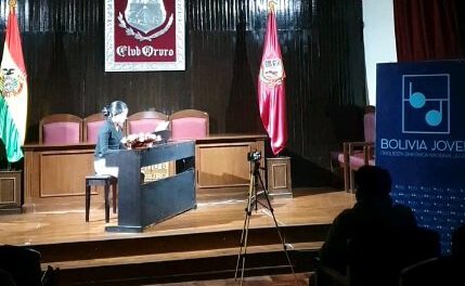 recital de piano de la Fundación Bolivia Joven