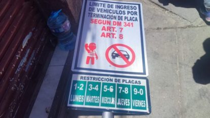 Restricción vehicular en Oruro