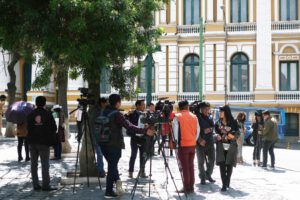 Violencia contra periodistas en Bolivia