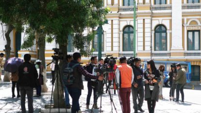 Violencia contra periodistas en Bolivia