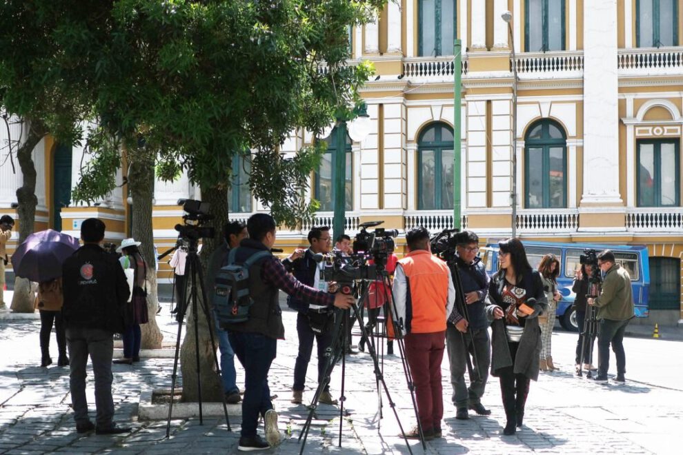 Violencia contra periodistas en Bolivia
