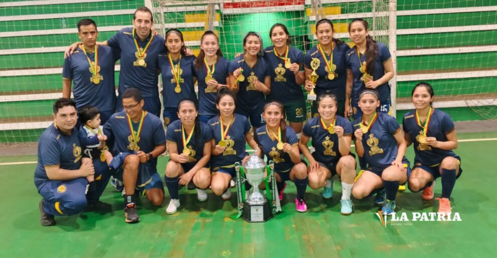 Víctor Muriel campeón de la Copa Simón Bolívar Femenina de Futsal