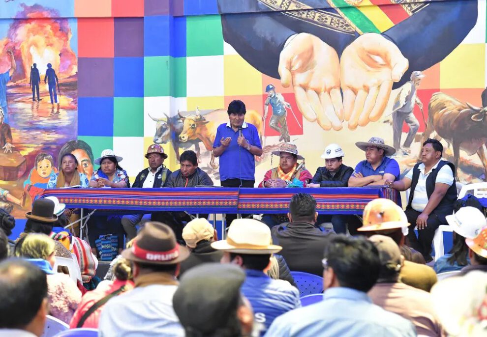 Evo Morales nuevo partido político