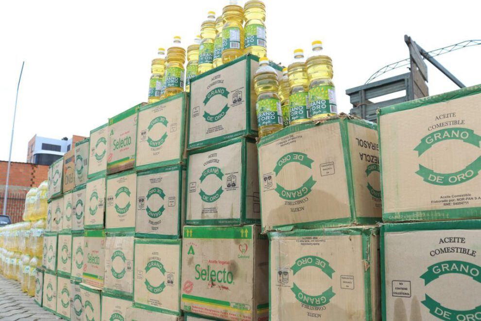 Incautación de aceite en La Paz