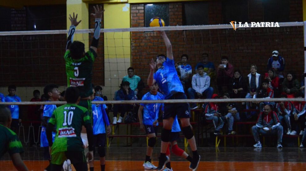 Oruro batalló pero no pudo vencer a la selección de Beni en el nacional de voleibol Sub-13