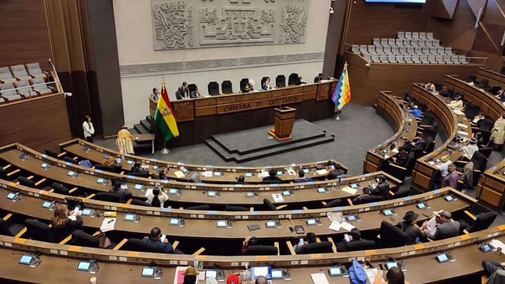Proyecto de Ley sobre distribución de escaños en Bolivia