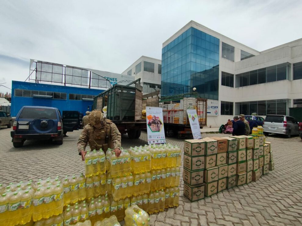 Despliegue de efectivos militares para garantizar abastecimiento de aceite y arroz