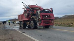 Accidente en ruta Huanuni - Oruro
