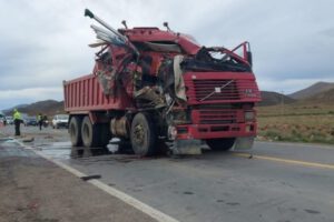 Accidente en ruta Huanuni - Oruro