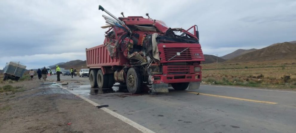 Accidente en ruta Huanuni - Oruro