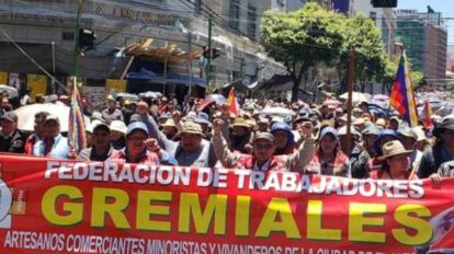 Protestas gremiales enero 2025
