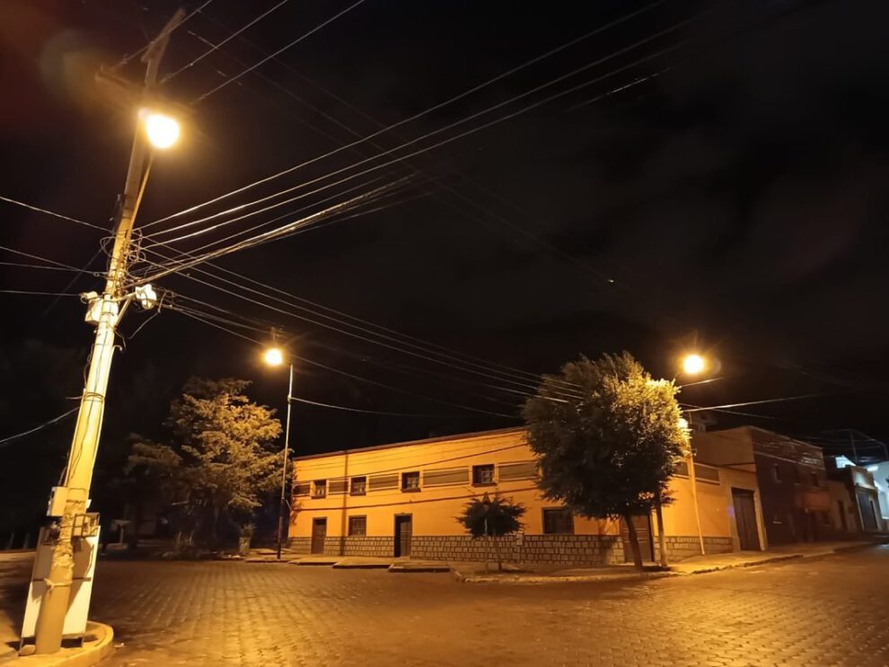 Luminarias LED en Oruro